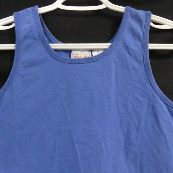 WARDROBE ESSENTIALS | size 16 | Blue Tank Top | 100% Cotton - Picture 4 of 13